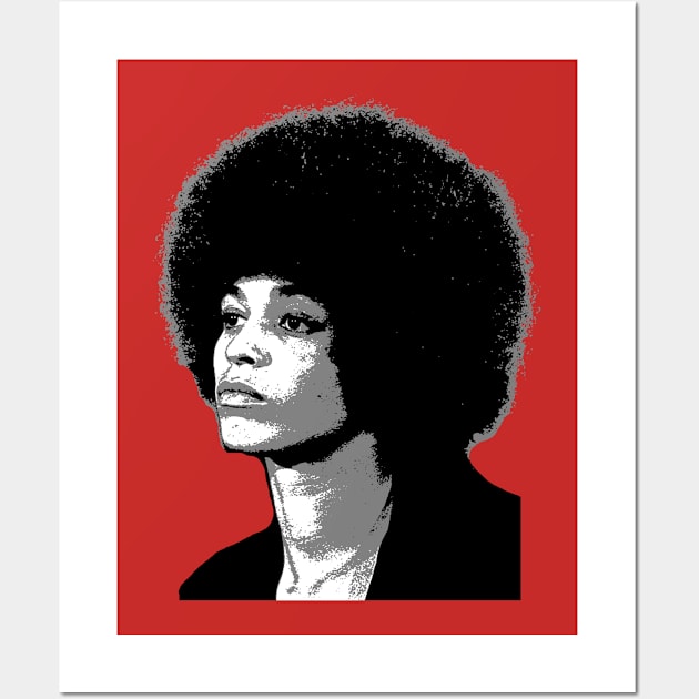 Angela Davis Wall Art by Historia